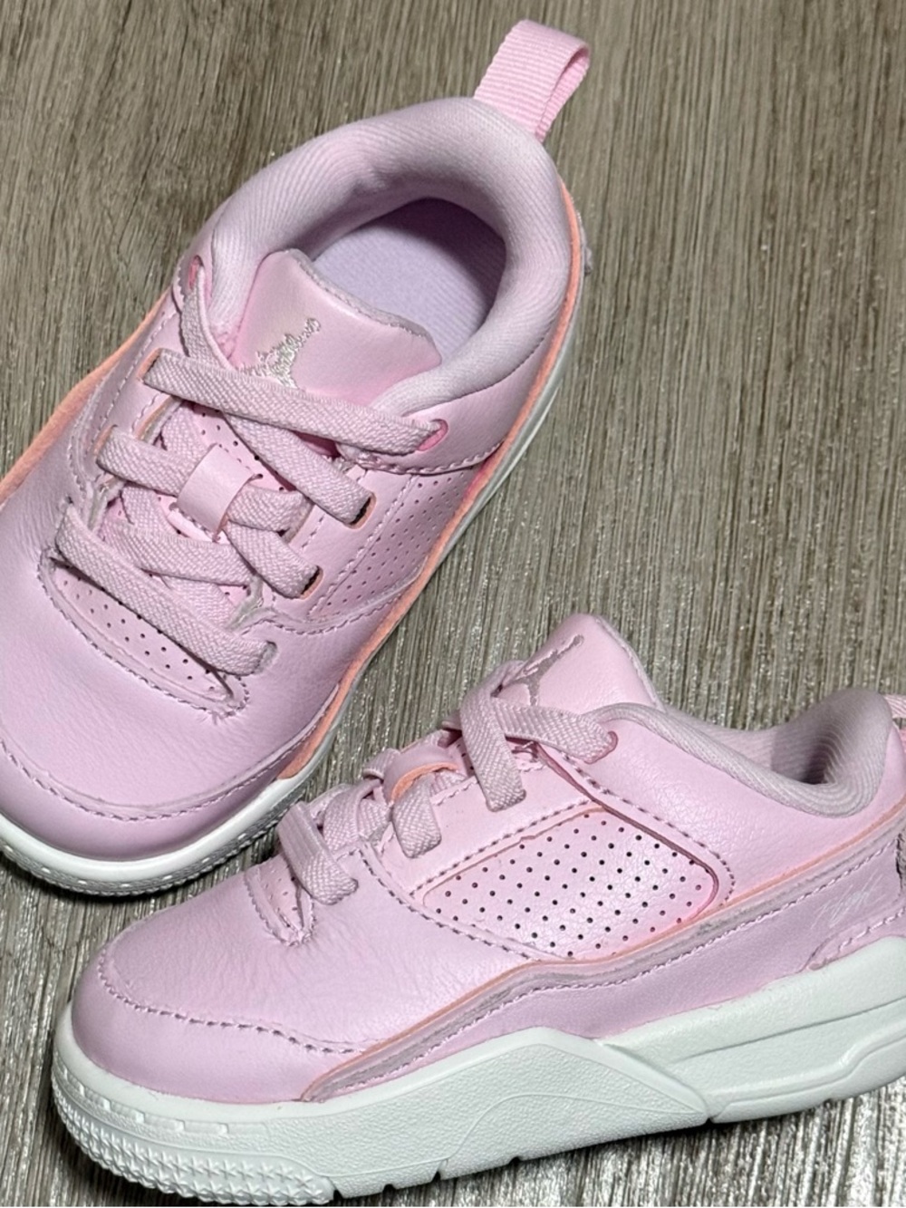 Nike Air Jordan Flight Court Pink Foam Muslin Sail Sneakers Toddler Baby New